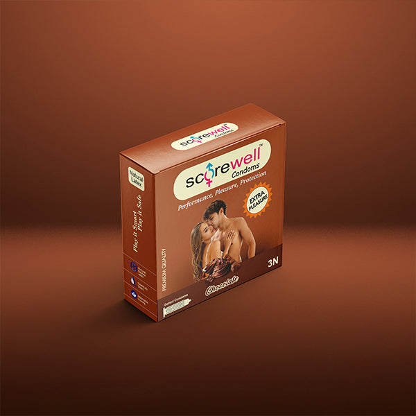 Scorewell Dotted Chocolate Condom